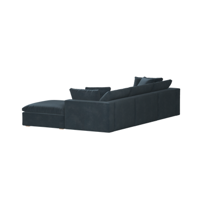Ari three seater modular corner Sofa With Full Fabric Customisation