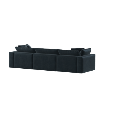 Ari three seater modular corner Sofa With Full Fabric Customisation