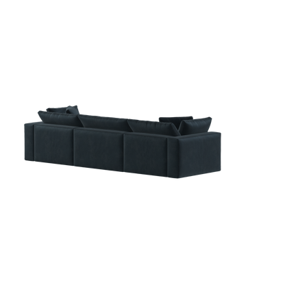 Ari three seater modular corner Sofa With Full Fabric Customisation