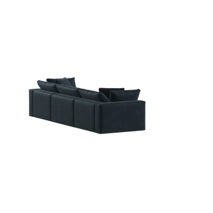 Ari three seater modular corner Sofa With Full Fabric Customisation