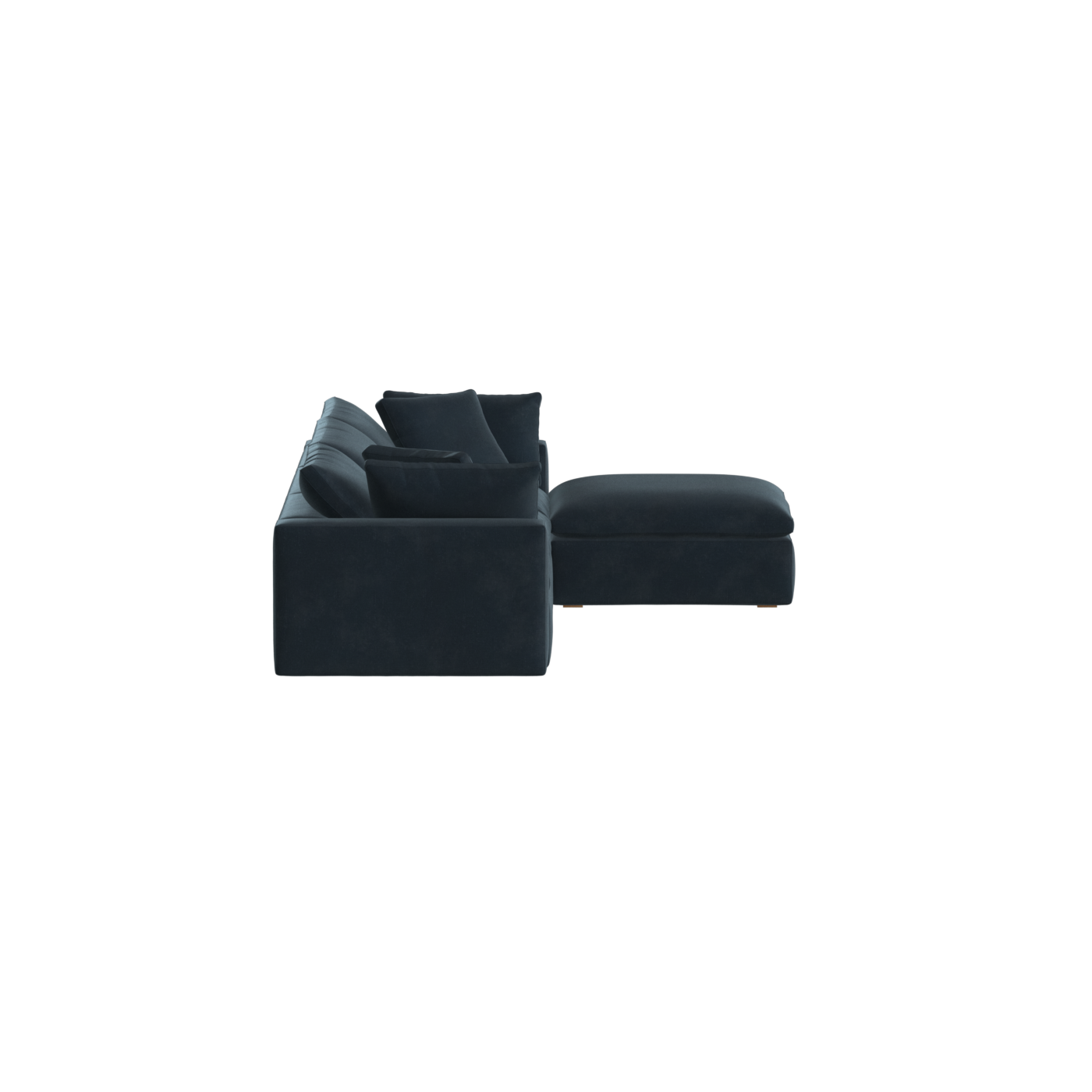Ari three seater modular corner Sofa With Full Fabric Customisation