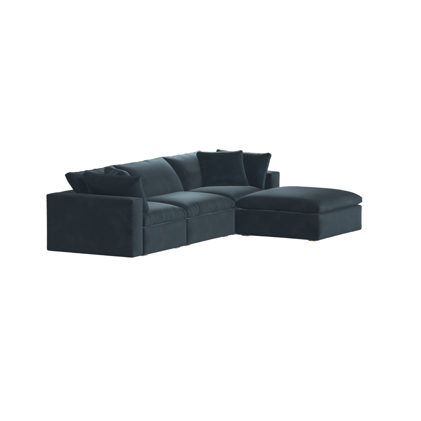 Ari three seater modular corner Sofa With Full Fabric Customisation