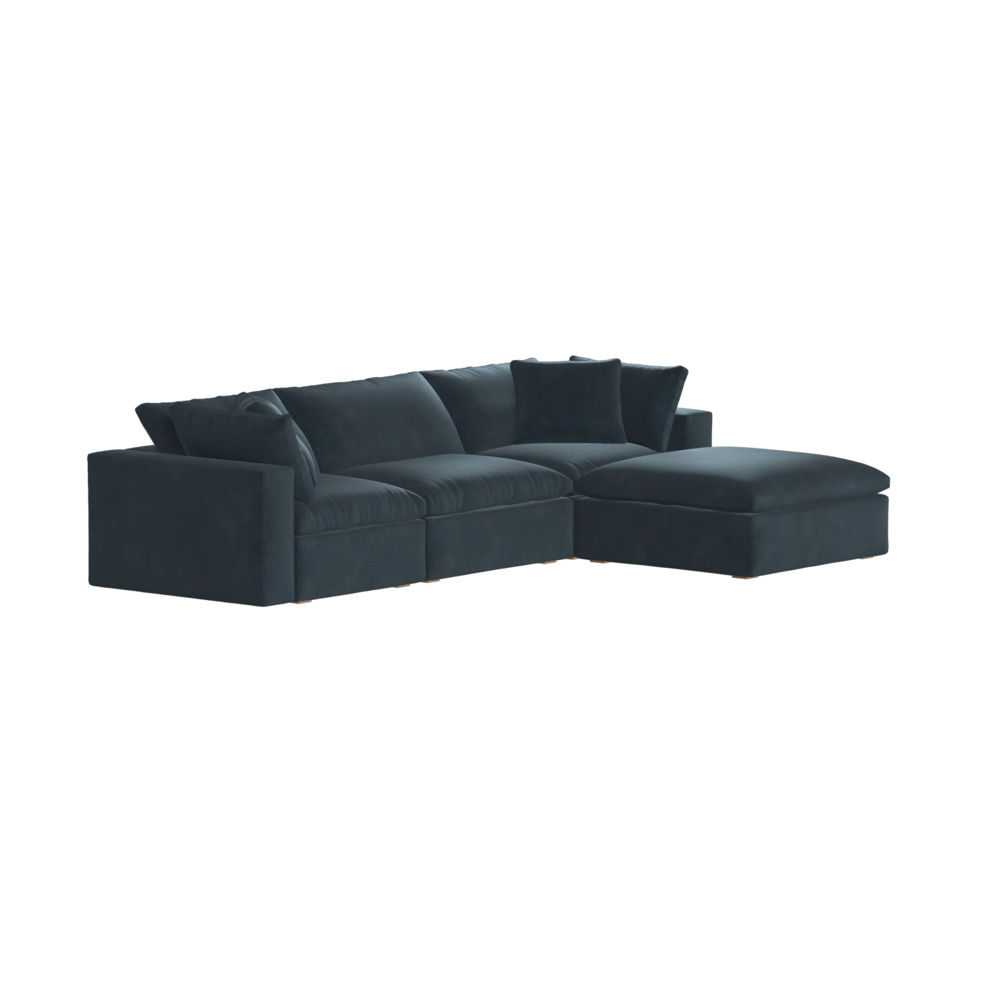 Ari three seater modular corner Sofa With Full Fabric Customisation