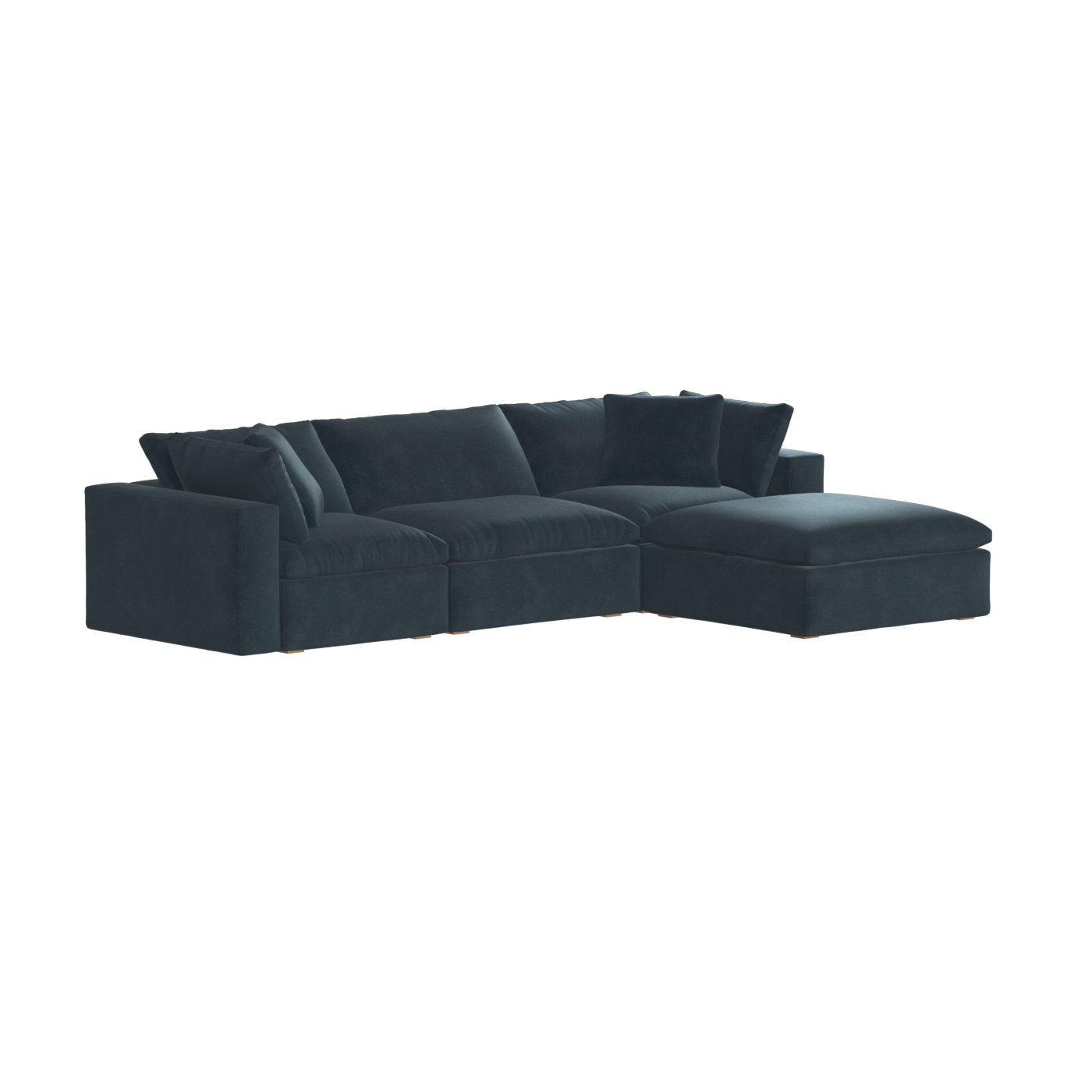 Ari three seater modular corner Sofa With Full Fabric Customisation