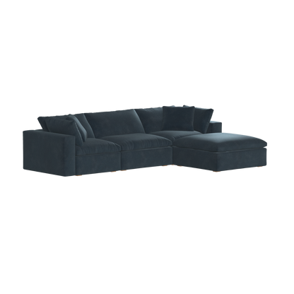 Ari three seater modular corner Sofa With Full Fabric Customisation