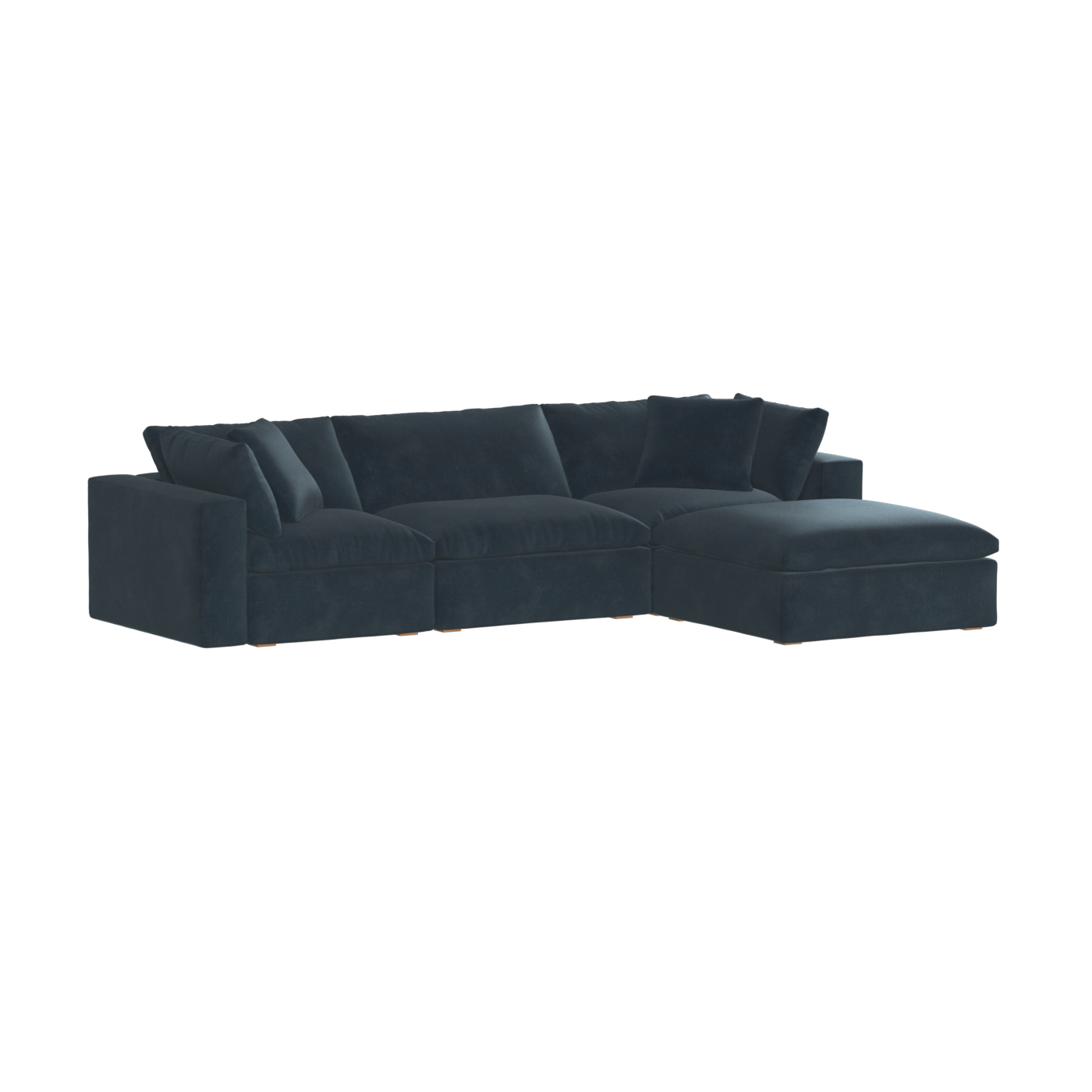 Ari three seater modular corner Sofa With Full Fabric Customisation