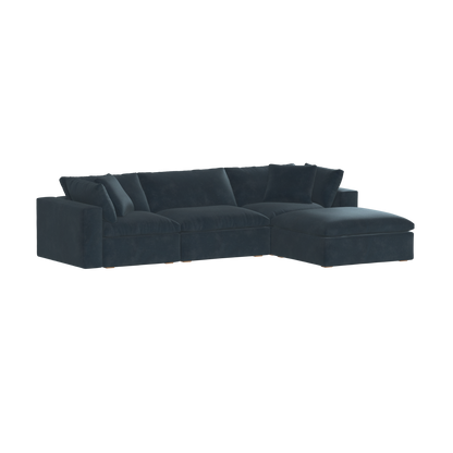 Ari three seater modular corner Sofa With Full Fabric Customisation