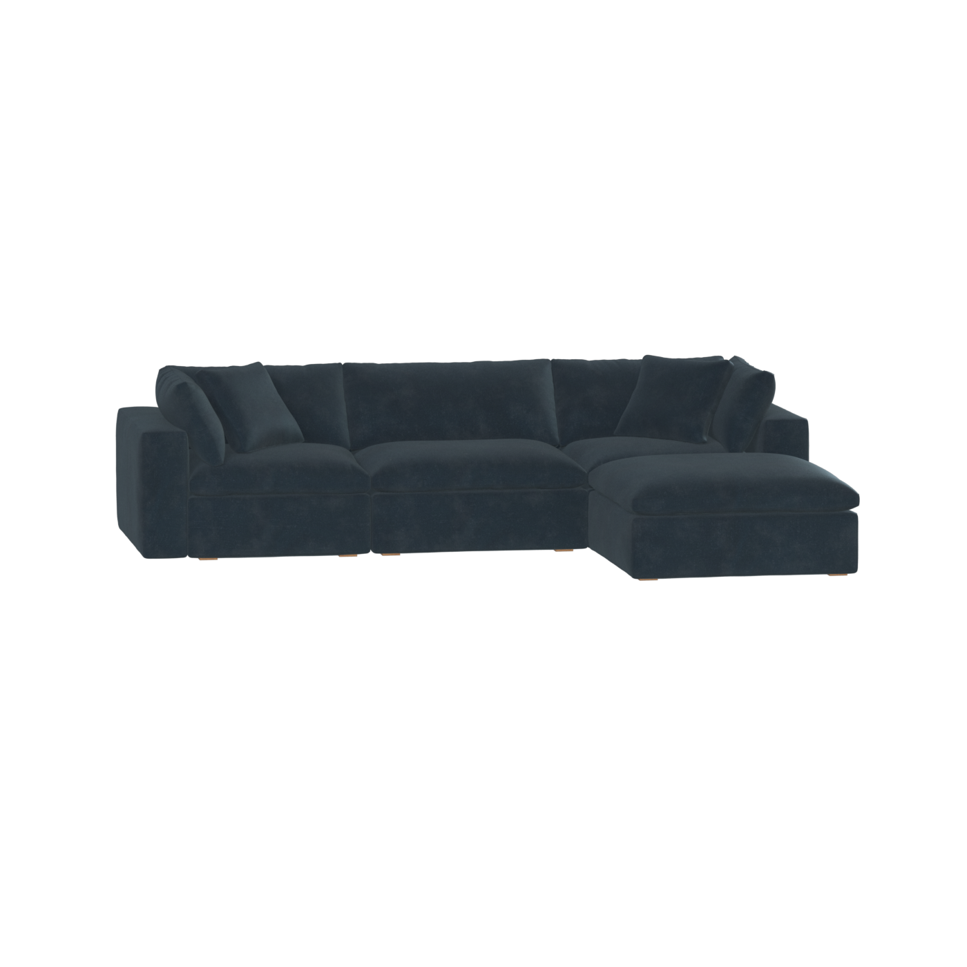 Ari three seater modular corner Sofa With Full Fabric Customisation