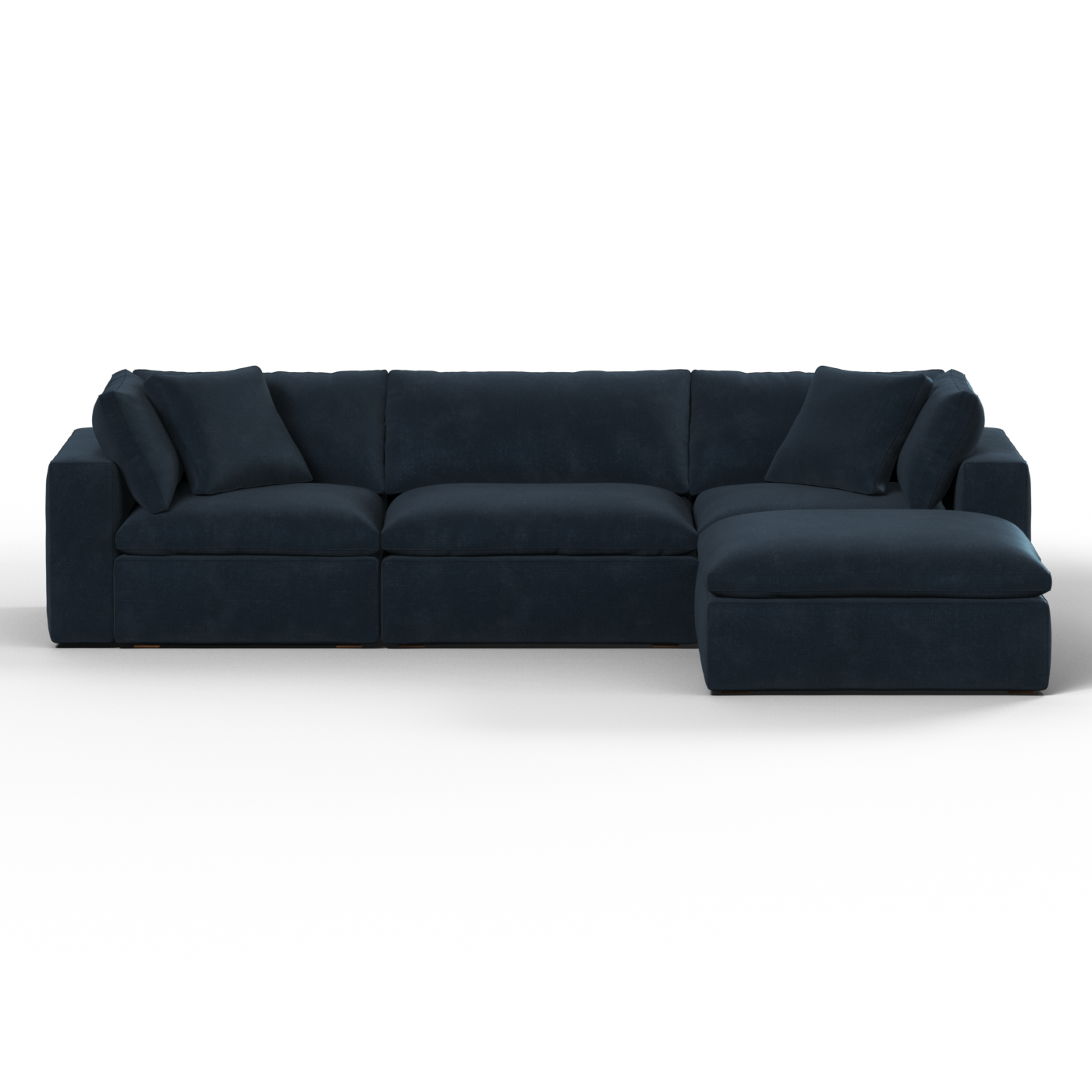 Ari three seater modular corner Sofa With Full Fabric Customisation