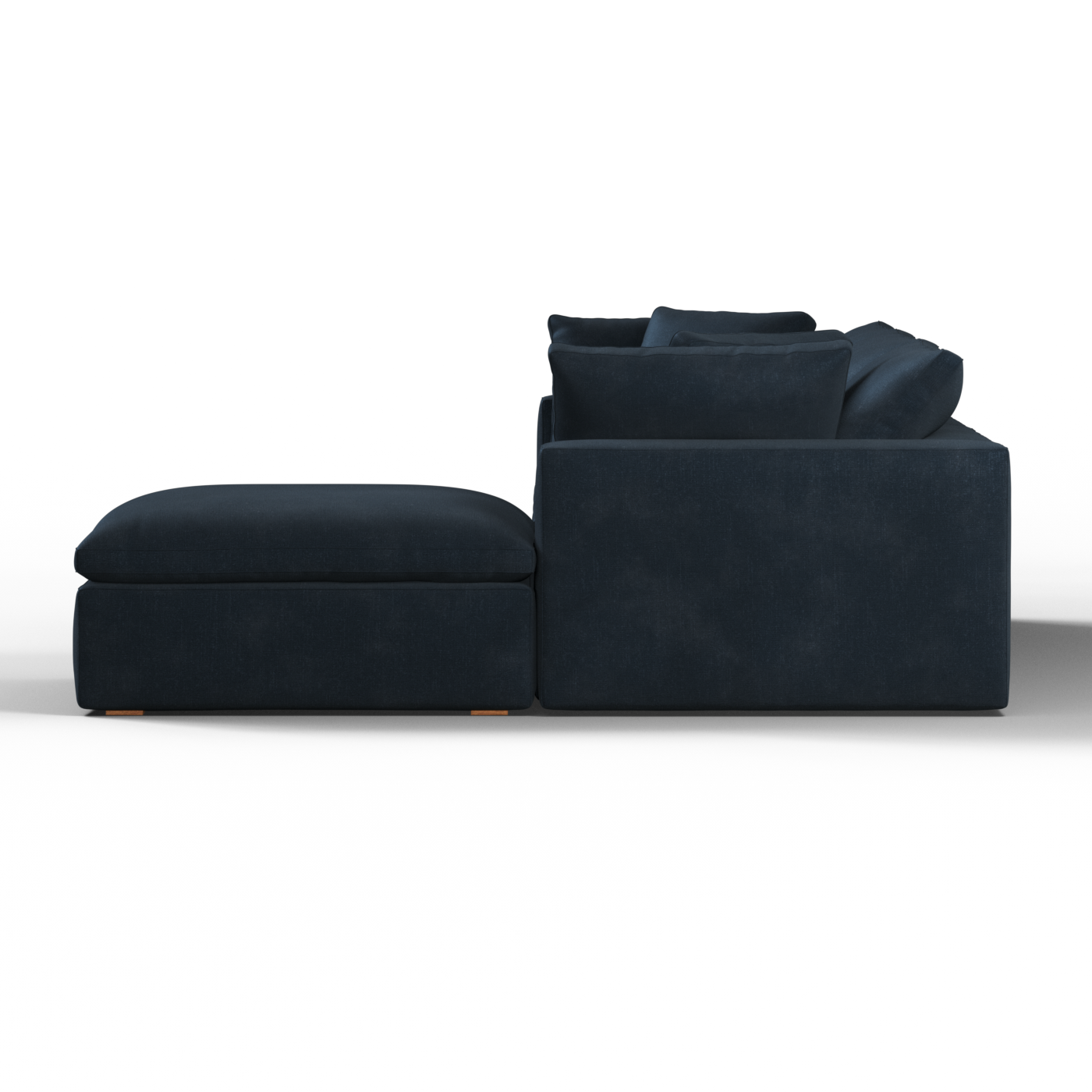 Ari three seater modular corner Sofa With Full Fabric Customisation