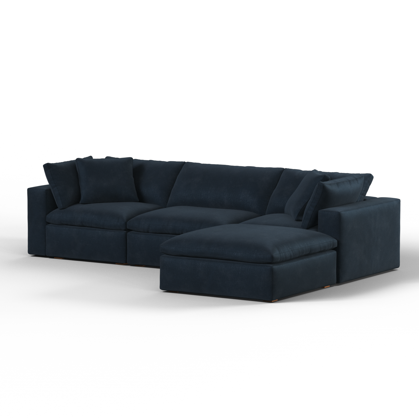 Ari three seater modular corner Sofa With Full Fabric Customisation