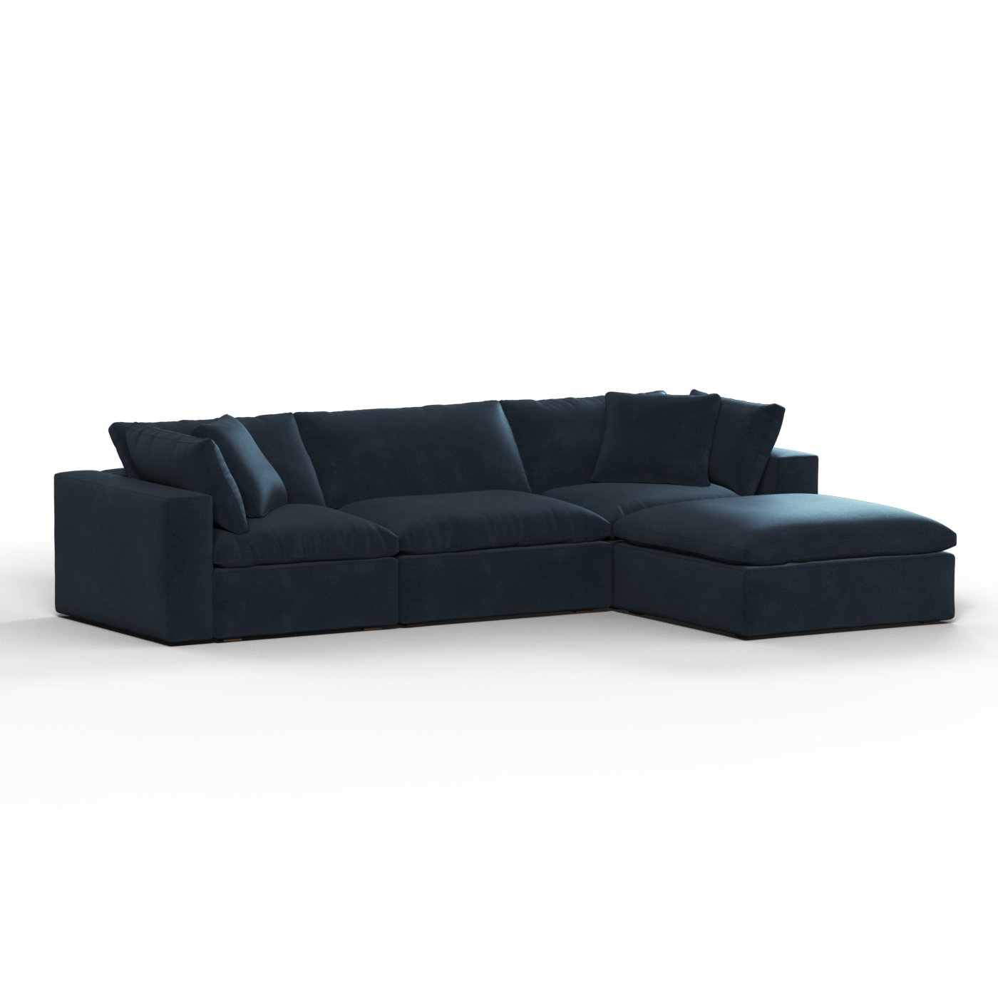 Ari three seater modular corner Sofa With Full Fabric Customisation
