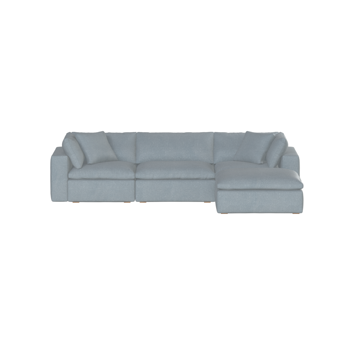 Ari three seater modular corner Sofa With Full Fabric Customisation