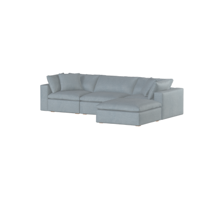 Ari three seater modular corner Sofa With Full Fabric Customisation