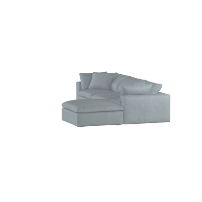 Ari three seater modular corner Sofa With Full Fabric Customisation