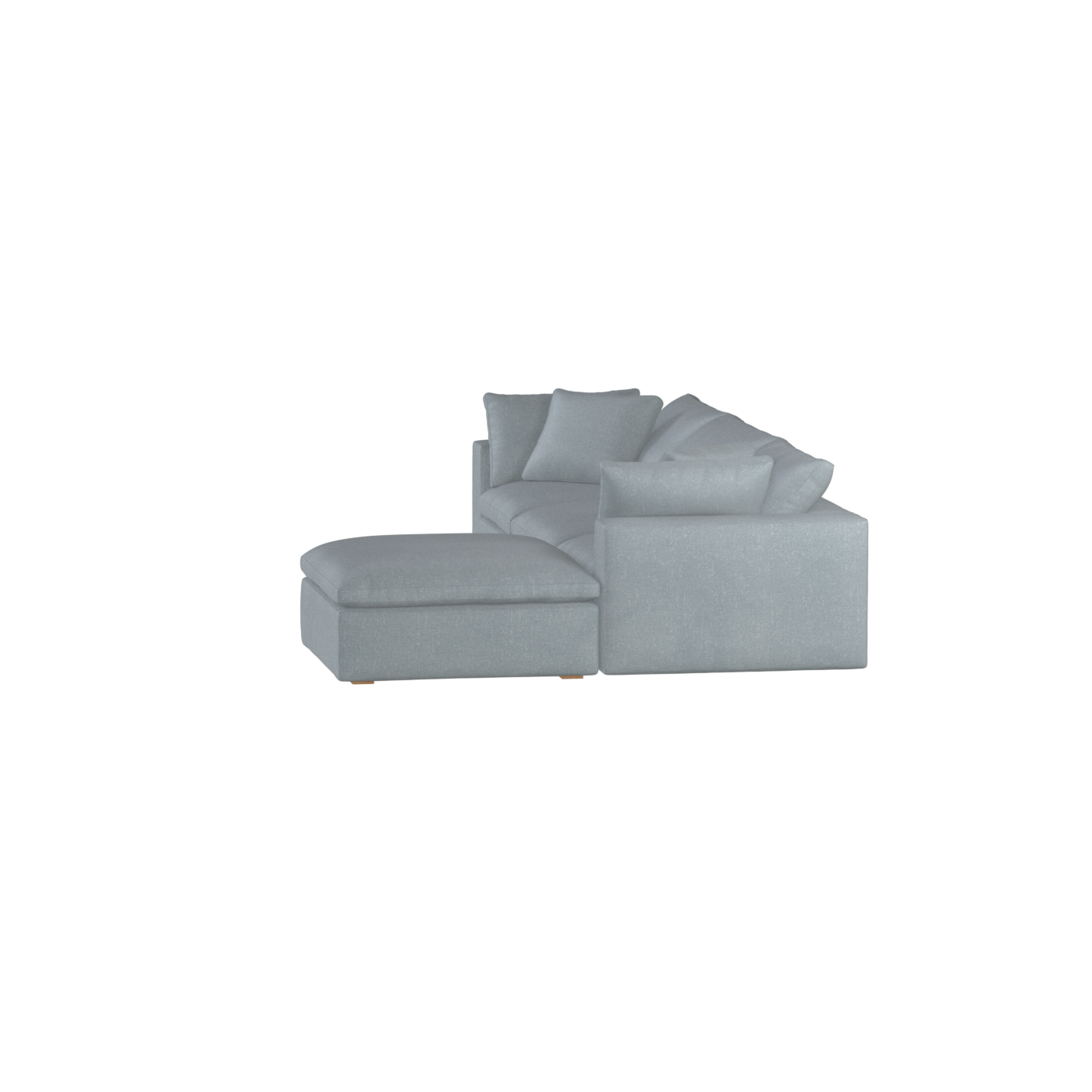 Ari three seater modular corner Sofa With Full Fabric Customisation