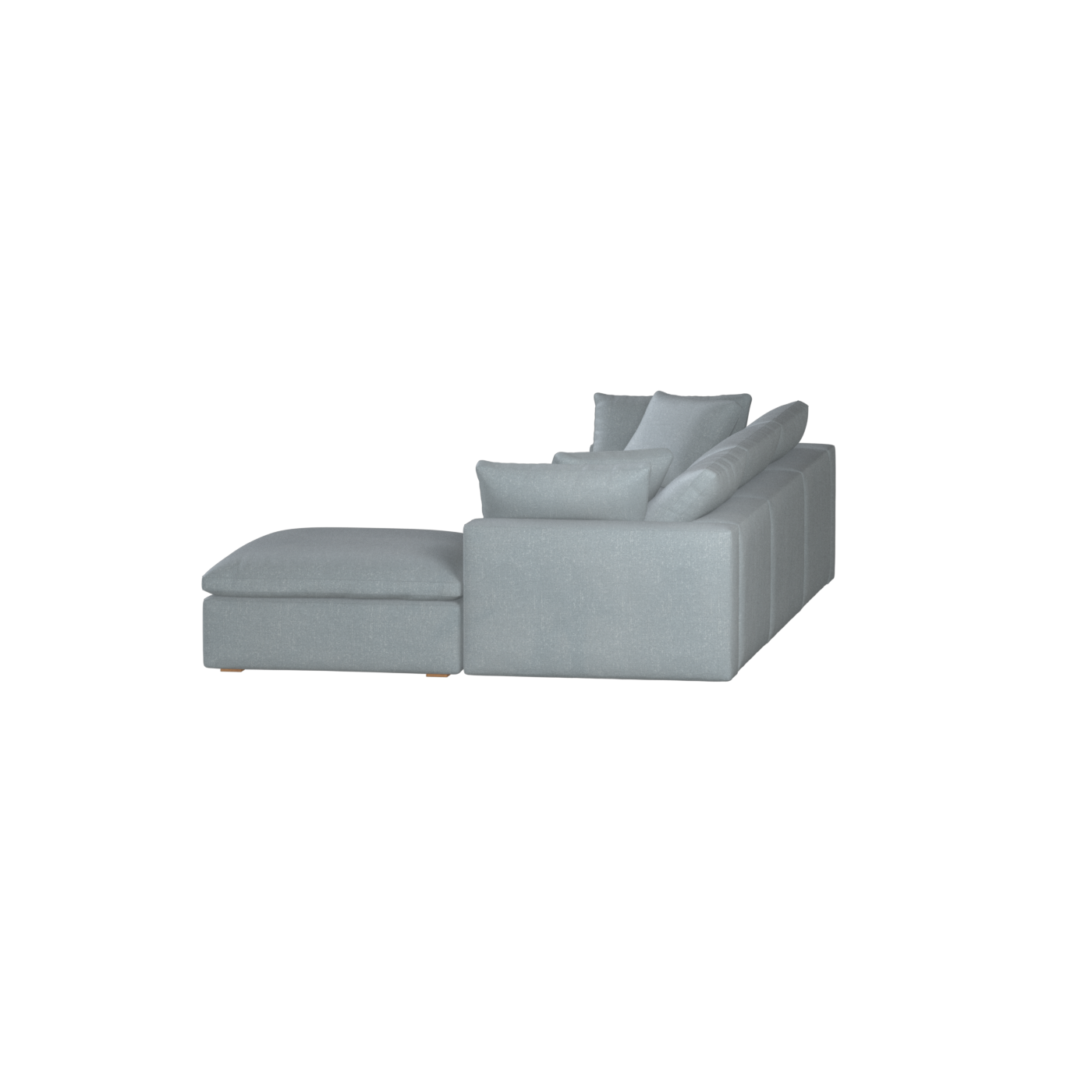 Ari three seater modular corner Sofa With Full Fabric Customisation