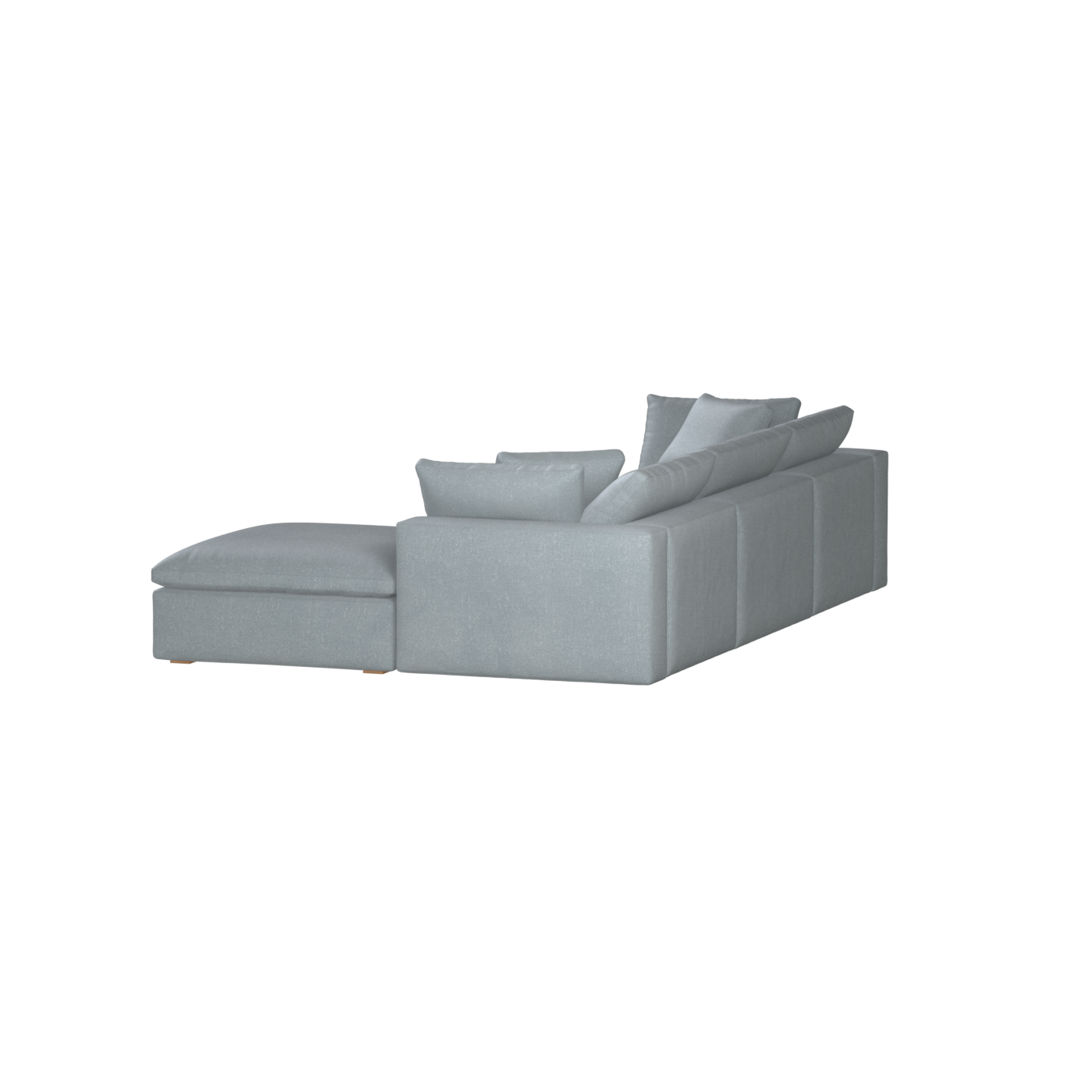 Ari three seater modular corner Sofa With Full Fabric Customisation