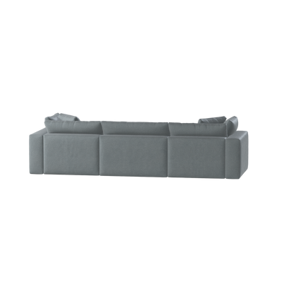 Ari three seater modular corner Sofa With Full Fabric Customisation
