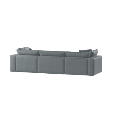 Ari three seater modular corner Sofa With Full Fabric Customisation