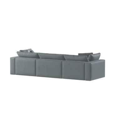 Ari three seater modular corner Sofa With Full Fabric Customisation