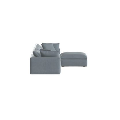 Ari three seater modular corner Sofa With Full Fabric Customisation