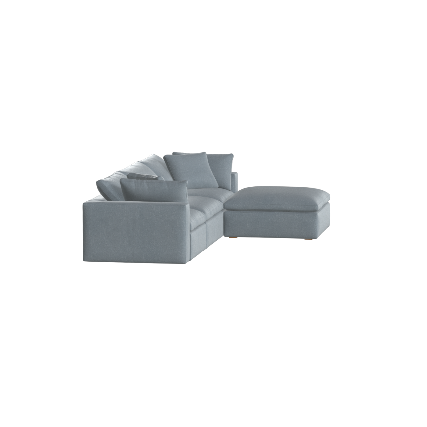 Ari three seater modular corner Sofa With Full Fabric Customisation