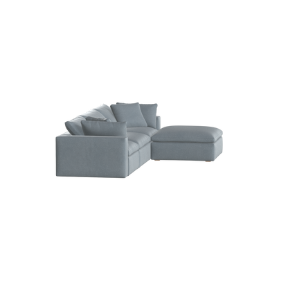 Ari three seater modular corner Sofa With Full Fabric Customisation