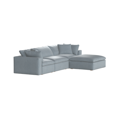 Ari three seater modular corner Sofa With Full Fabric Customisation