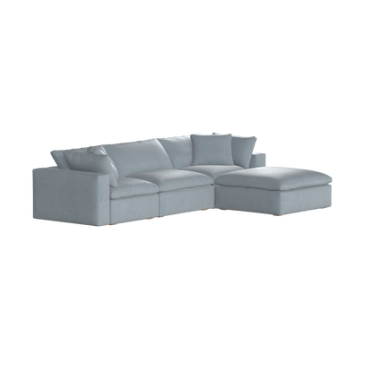 Ari three seater modular corner Sofa With Full Fabric Customisation