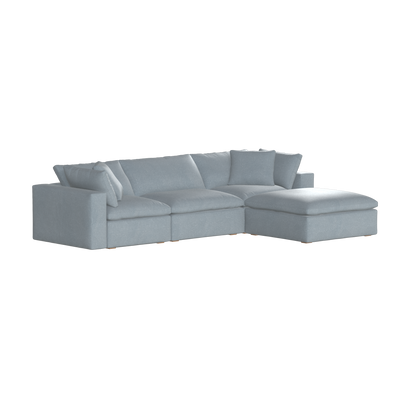 Ari three seater modular corner Sofa With Full Fabric Customisation