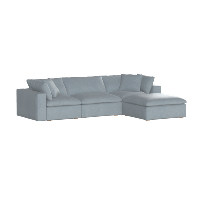 Ari three seater modular corner Sofa With Full Fabric Customisation