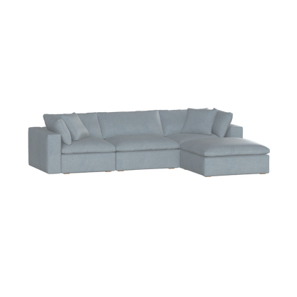 Ari three seater modular corner Sofa With Full Fabric Customisation