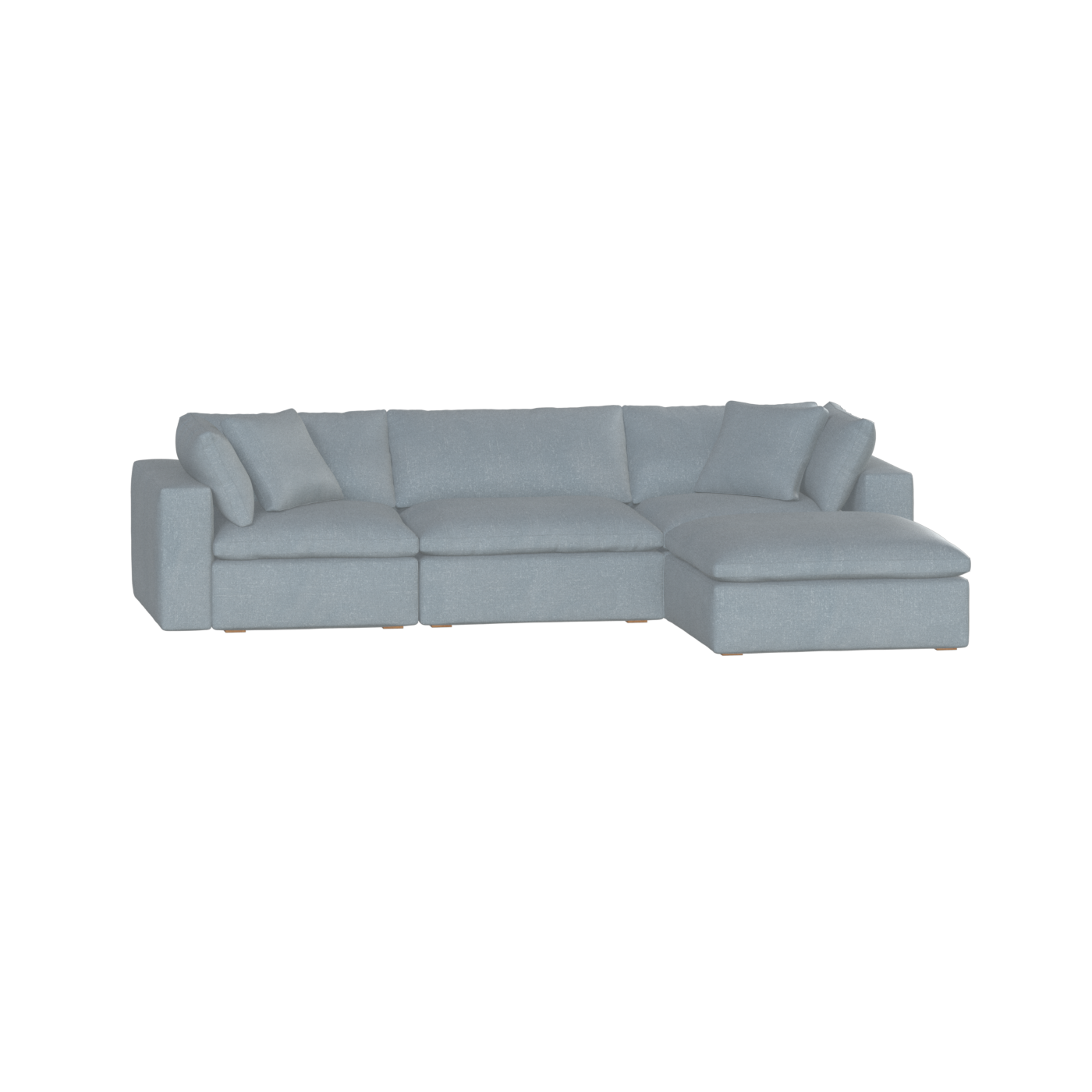 Ari three seater modular corner Sofa With Full Fabric Customisation