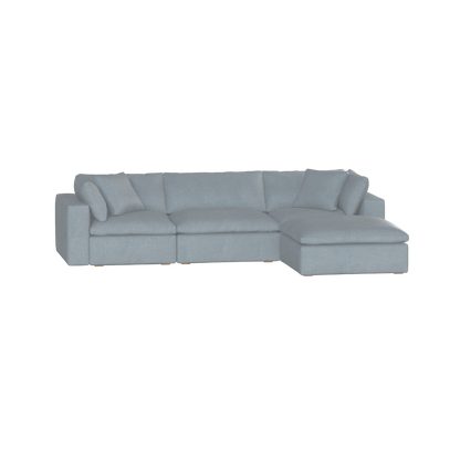 Ari three seater modular corner Sofa With Full Fabric Customisation