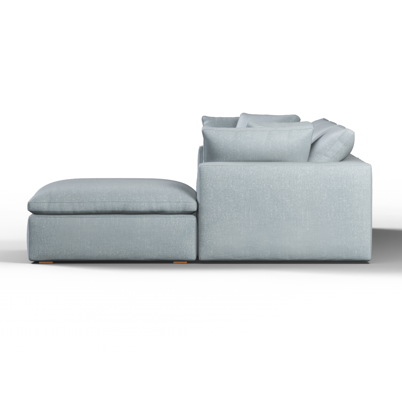 Ari three seater modular corner Sofa With Full Fabric Customisation