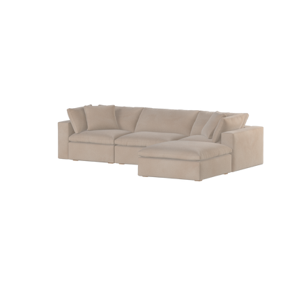 Ari three seater modular corner Sofa With Full Fabric Customisation