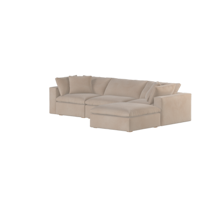 Ari three seater modular corner Sofa With Full Fabric Customisation