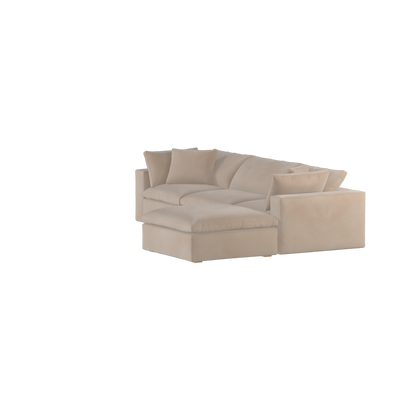 Ari three seater modular corner Sofa With Full Fabric Customisation