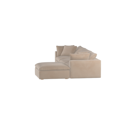 Ari three seater modular corner Sofa With Full Fabric Customisation