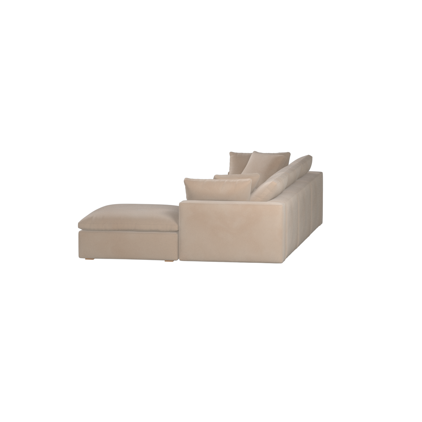 Ari three seater modular corner Sofa With Full Fabric Customisation