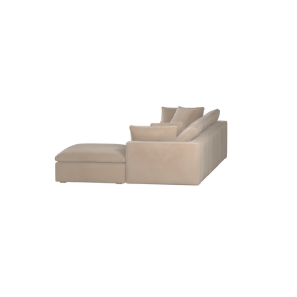 Ari three seater modular corner Sofa With Full Fabric Customisation