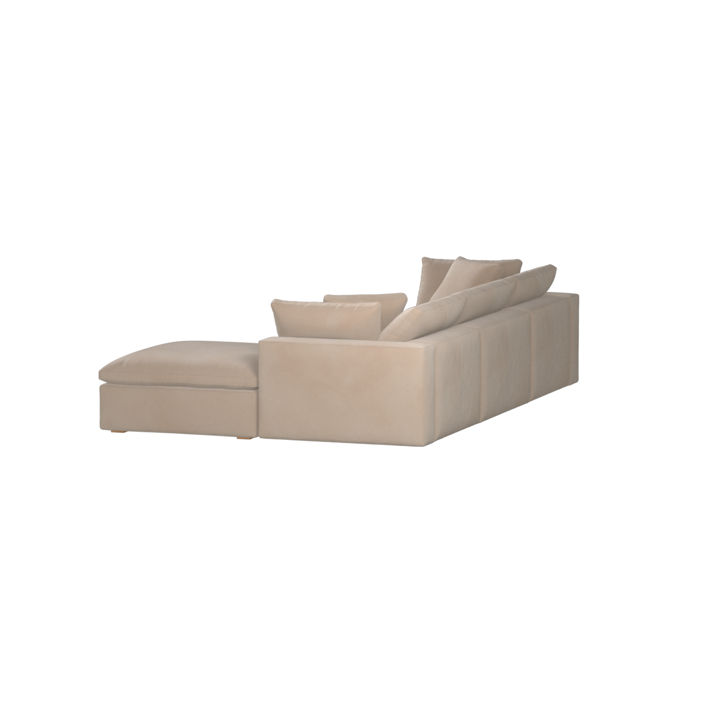 Ari three seater modular corner Sofa With Full Fabric Customisation