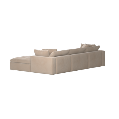 Ari three seater modular corner Sofa With Full Fabric Customisation