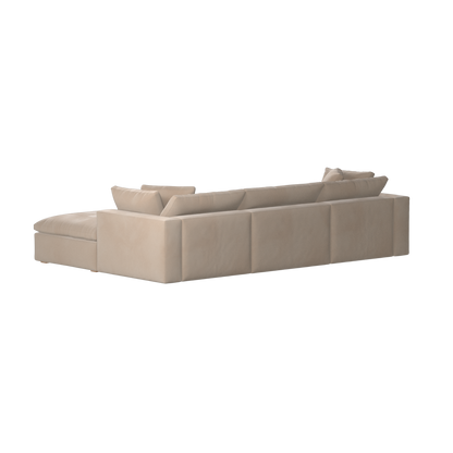 Ari three seater modular corner Sofa With Full Fabric Customisation
