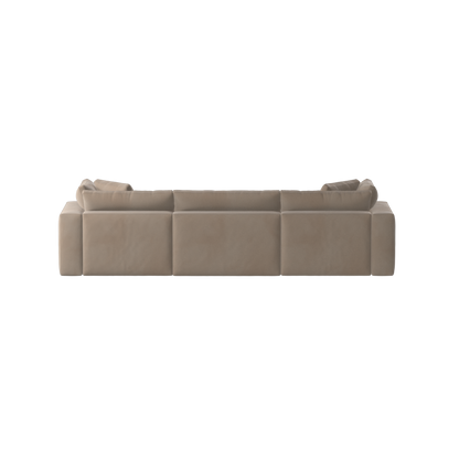 Ari three seater modular corner Sofa With Full Fabric Customisation