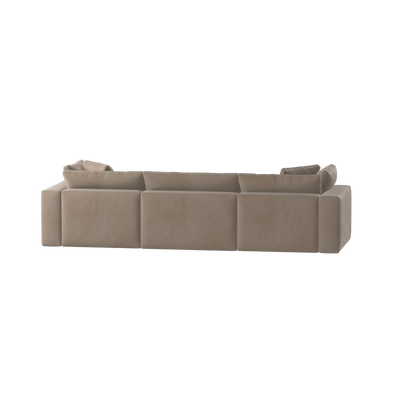 Ari three seater modular corner Sofa With Full Fabric Customisation