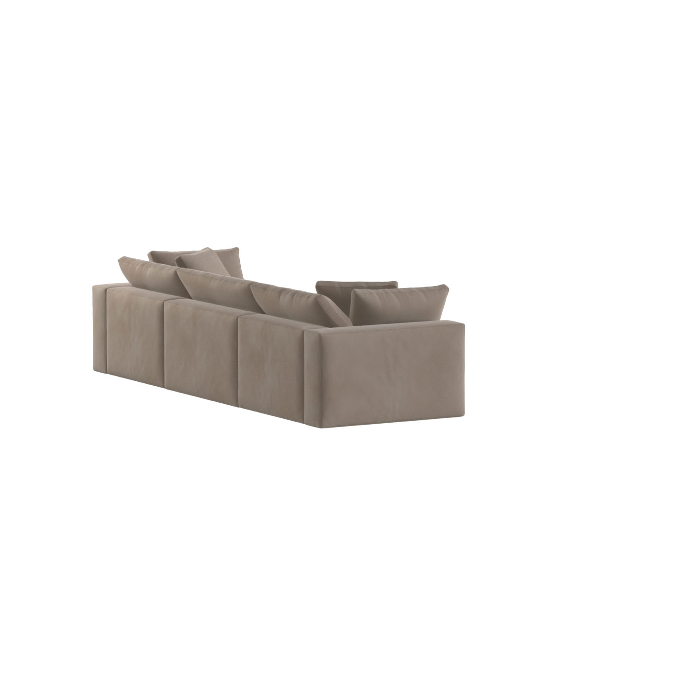 Ari three seater modular corner Sofa With Full Fabric Customisation