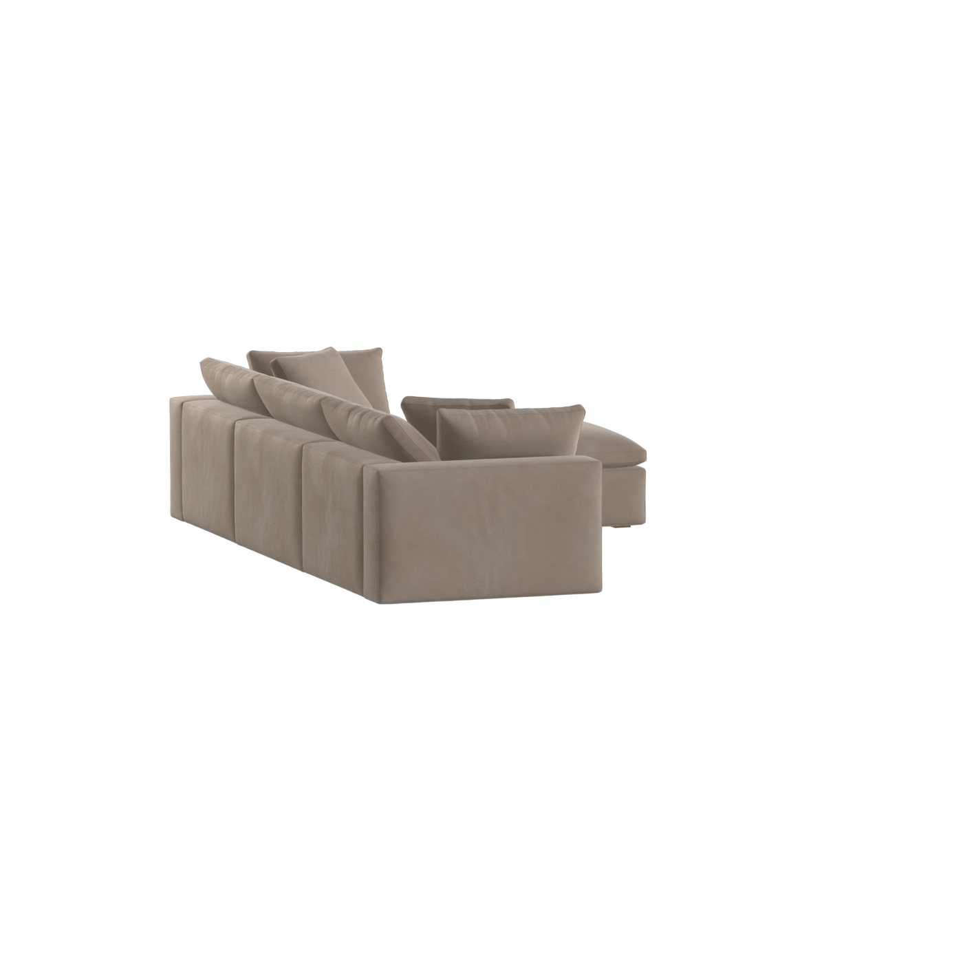 Ari three seater modular corner Sofa With Full Fabric Customisation