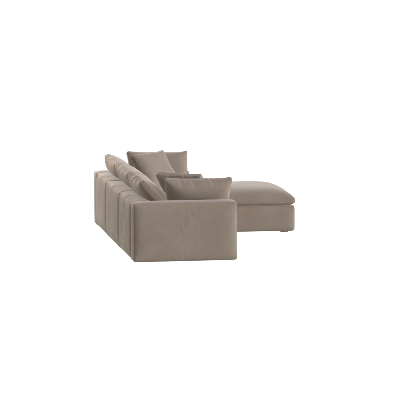 Ari three seater modular corner Sofa With Full Fabric Customisation
